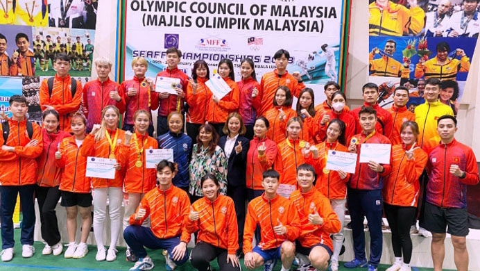 Vietnamese team comes first at Southeast Asian Fencing Championship